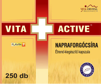 Vita+Active Napraforgócsíra kapszula 250db